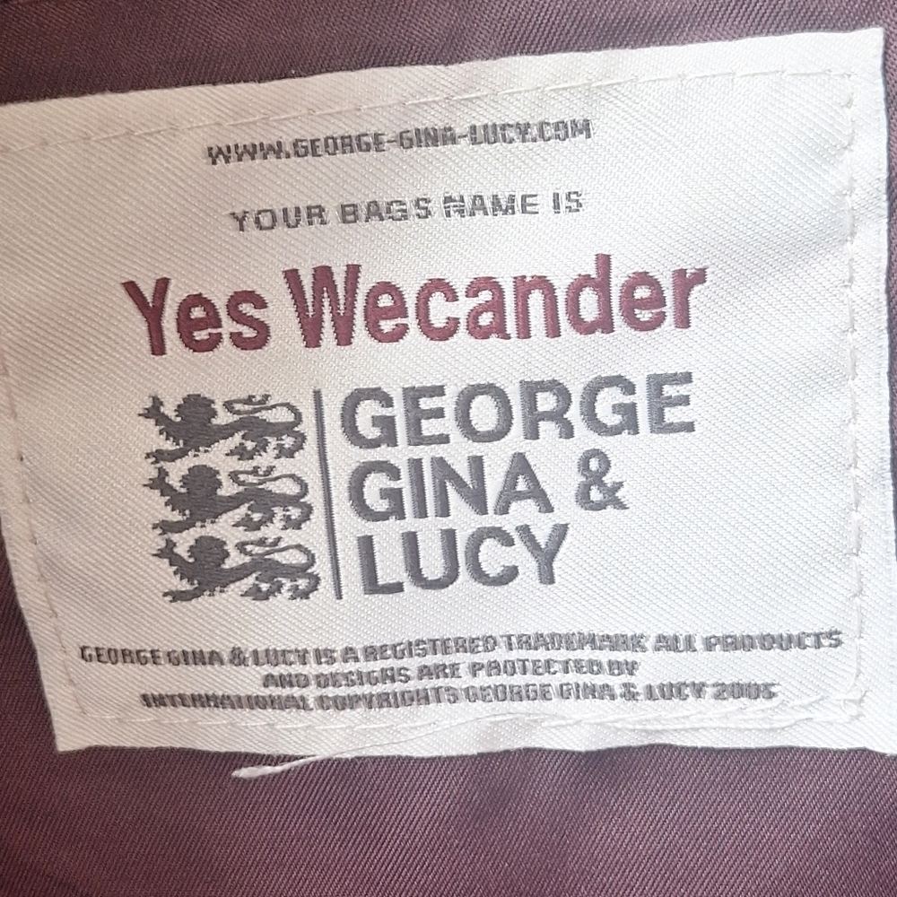 George Gina & Lucy GGL "Yes Wecander" Gradient Shoulder Tote Large Bag - Picture 3 of 10